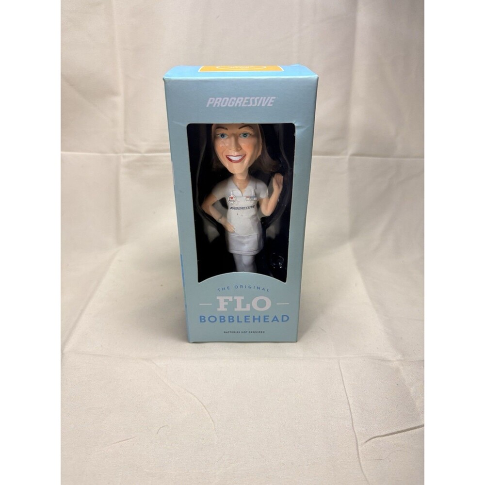 Progressive The Original Flo (Limited Edition) Bobblehead Plastic Box Very Nice